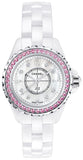 Buy Shop Chanel J12 Quartz Diamonds Mother of Pearl White Dial White Steel Strap Watch for Women - J12 H3243 USA Online