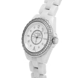 Buy Shop Chanel J12 Quartz Diamonds White Dial White Steel Strap Watch for Women - J12 H3110 USA Online