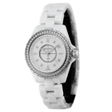 Buy Shop Chanel J12 Quartz Diamonds White Dial White Steel Strap Watch for Women - J12 H3110 USA Online