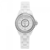 Buy Shop Chanel J12 Quartz Diamonds White Dial White Steel Strap Watch for Women - J12 H3110 USA Online