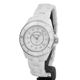 Buy Shop Chanel J12 Quartz Diamonds White Dial White Steel Strap Watch for Women - J12 H5703 USA Online