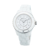 Buy Shop Chanel J12 Quartz Diamonds White Dial White Steel Strap Watch for Women - J12 H5703 USA Online
