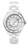 Buy Shop Chanel J12 Quartz Diamonds White Dial White Steel Strap Watch for Women - J12 H5703 USA Online