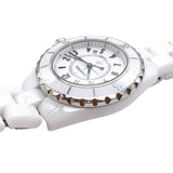 Buy Shop Chanel J12 Quartz White Dial White Steel Strap Watch for Women - J12 H5698 USA Online