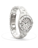 Buy Shop Chanel J12 Quartz White Dial White Steel Strap Watch for Women - J12 H5698 USA Online