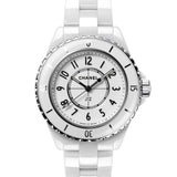 Buy Shop Chanel J12 Quartz White Dial White Steel Strap Watch for Women - J12 H5698 USA Online