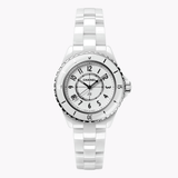 Buy Shop Chanel J12 Quartz White Dial White Steel Strap Watch for Women - J12 H5698 USA Online