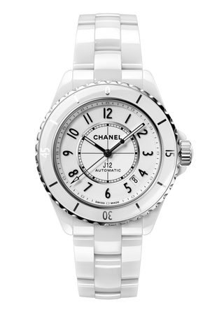 Buy Shop Chanel J12 Quartz White Dial White Steel Strap Watch for Women - J12 H5698 USA Online