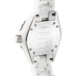 Buy Shop Chanel J12 Sapphire Bezel Ceramic White Dial White Steel Strap Watch for Women - J12 H2010 USA Online