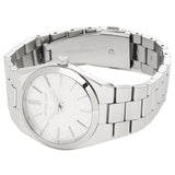 Michael Kors Channing Three Hand Silver Dial Silver Steel Strap Watch For Women - MK6626