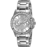 Buy Shop Guess Sassy Multifunction Quartz Silver Dial Silver Steel Strap Watch For Women - W0705L1 USA Online