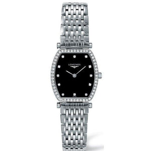Buy Shop Longines La Grande Classique de Longines Black Dial Silver Mesh Bracelet Watch for Women - L4.288.0.58.6 USA Online