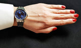 Buy Shop Tissot Chemin Des Tourelles Powermatic 80 Lady Blue Dial Silver Steel Strap Watch For Women - T099.207.11.048.00 USA Online