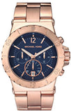 Buy Shop Michael Kors Bel Aire Blue Dial Rose Gold Steel Strap Watch for Women - MK5410 USA Online