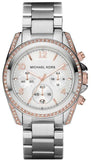 Buy Shop Michael Kors Blair Chronograph Silver Dial Silver Steel Strap Watch for Women - MK5459 USA Online