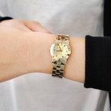 Buy Shop Marc Jacobs Amy Dexter Gold Dial Gold Steel Strap Watch for Women - MBM3218 USA Online