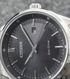 Buy Shop Citizen Eco Drive Black Dial Silver Steel Strap Watch For Men - BM7250-56E USA Online