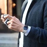 Buy Shop Citizen Eco Drive Blue Dial Silver Stainless Steel Watch For Men - BM7140-54L USA Online