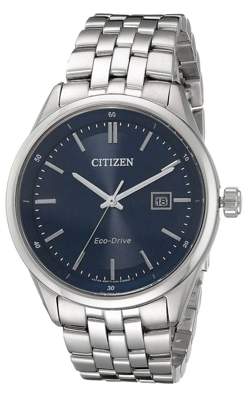 Buy Shop Citizen Eco Drive Blue Dial Silver Steel Strap Watch For Men - BM7250-56L USA Online