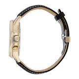 Buy Shop Citizen Eco Drive Calendrier Black Dial Brown Leather StrapWatch For Men - BU2023-12E USA Online