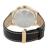 Buy Shop Citizen Eco Drive Calendrier Black Dial Brown Leather StrapWatch For Men - BU2023-12E USA Online