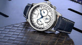 Buy Shop Citizen Eco Drive Calendrier White Dial Blue Leather Strap Watch For Men - BU2020-11A USA Online
