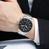 Buy Shop Citizen Eco Drive Chronograph Black Dial Silver Steel Strap Watch For Men - CA0690-88E USA Online