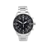 Buy Shop Citizen Eco Drive Chronograph Black Dial Silver Steel Strap Watch For Men - CA0690-88E USA Online