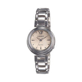 Buy Shop Citizen Eco Drive Mother of Pearl Dial Silver Steel Strap Watch For Women - EM0331-52W USA Online