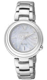 Buy Shop Citizen Eco Drive Silver Stainless Steel Strap Watch For Women - EM0331-52 USA Online