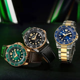 Buy Shop Citizen Mechanical Automatic Black Dial Black Leather Strap Watch for Men - NJ0176-10E USA Online