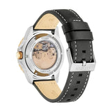 Buy Shop Citizen Mechanical Automatic Black Dial Black Leather Strap Watch for Men - NJ0176-10E USA Online