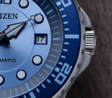 Buy Shop Citizen Mechanical Automatic Blue Dial Silver Steel Strap Watch for Men - NJ0178-81M USA Online