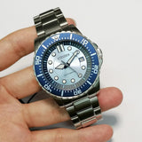 Buy Shop Citizen Mechanical Automatic Blue Dial Silver Steel Strap Watch for Men - NJ0178-81M USA Online