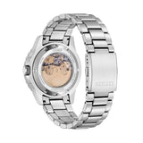 Buy Shop Citizen Mechanical Automatic Blue Dial Silver Steel Strap Watch for Men - NJ0178-81M USA Online