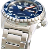 Buy Shop Citizen Mechanical Automatic Blue Dial Silver Steel Strap Watch for Men - NJ0178-81M USA Online