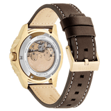 Buy Shop Citizen Mechanical Automatic Green Dial Brown Leather Strap Watch for Men - NJ0173-18X USA Online