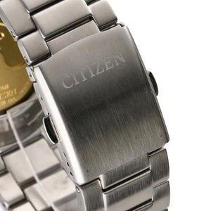 Buy Shop Citizen Mechanical Automatic Orange Dial Silver Steel Strap Watch for Men - NJ0128-80X USA Online