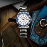 Buy Shop Citizen Mechanical Automatic White Dial Silver Steel Strap Watch for Men - NJ0171-81A USA Online