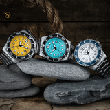 Buy Shop Citizen Mechanical Automatic Yellow Dial Silver Steel Strap Watch for Men - NJ0170-83Z USA Online