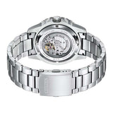 Buy Shop Citizen Mechanical Black Dial Silver Steel Strap Watch For Men - NJ0120-81E USA Online
