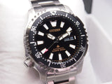 Buy Shop Citizen Promaster 200M Diver Fugu Asian Limited Edition Black Dial Silver Steel Strap Watch For Men - NY0090-86E USA Online