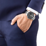 Buy Shop Citizen Promaster Diver Chronograph Black Dial Silver Steel Strap Watch For Men - BN0190-82E USA Online