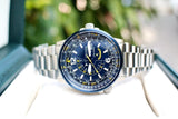 Buy Shop Citizen Promaster Nighthawk Eco Drive Navy Blue Dial Silver Steel Strap Watch For Men - BJ7006-56L USA Online
