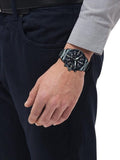 Buy Shop Citizen Sports Eco Drive Black Dial Black Steel Strap Watch For Men - CA0695-84E USA Online