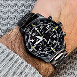 Buy Shop Citizen Sports Eco Drive Black Dial Black Steel Strap Watch For Men - CA0695-84E USA Online