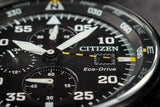 Buy Shop Citizen Sports Eco Drive Black Dial Black Steel Strap Watch For Men - CA0695-84E USA Online