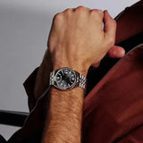 Buy Shop Citizen Tsuyosa 60 Automatic Black Dial Silver Steel Strap Watch for Men - NK0020-55E USA Online