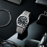 Buy Shop Citizen Tsuyosa 60 Automatic Black Dial Silver Steel Strap Watch for Men - NK0020-55E USA Online