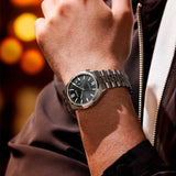 Buy Shop Citizen Tsuyosa 60 Automatic Black Dial Silver Steel Strap Watch for Men - NK0020-55E USA Online